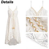 Yipinpay Dress for Women 2024 Vestido Evening Dress Korean Vintage Summer Elegant Beach Bohemian Long Dresses for Female Clothing