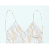 Yipinpay Sexy Women Fashion Backless V Neck Sleeveless Slip Dress Party Long Vestidos