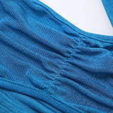 yipinpay Top Hollow Out Tank Tops Women Backless Cropped Top Summer Clothes Solid Skinny Blue Sleeveless Streetwear Halter Y2K Top