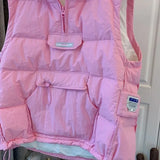 Yipinpay Down Coats Pockets Casual Loose Quilted Cotton Hooded Vest Women Chalecos Mujer Cropped Parkas Top Autumn Jackets 2023