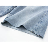 Yipinpay Blue Denim Shorts Women Mid-Rise Bermuda Shorts Woman Fashion Frayed Women's Jeans Shorts Casual Streetwear Summer Shorts