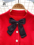 Yipinpay 2024 Fashion Pearl Warm Sweater Winter Office Lady Elastic Thick Loose Blouse Ladies Beading Autumn Sweet Pullovers