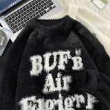 Yipinpay Christmas Sweaters For Women Fashion Casual Black Warm Knitted Top Long Sleeve Sweater Woman Clothes New Year Outerwear