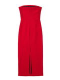 Yipinpay Red Corset Dress Woman Off Shoulder Long Dresses For Women Backless Sexy Bodycon Dress 2023 Midi Evening Party Dresses