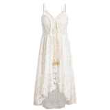 Yipinpay Dress for Women 2024 Vestido Evening Dress Korean Vintage Summer Elegant Beach Bohemian Long Dresses for Female Clothing