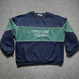 Yipinpay Women Sweatshirt Korean Casual Pullover New Vintage Loose Letter Print Top Fashionable Versatile Temperament Female Wear