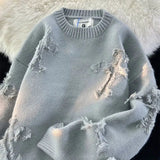 Yipinpay Hooded Sweaters For Men In Winter American Knitwear Sweater Port Vibe Small Crowd High Street Lovers Sweater Trend Top