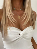 Yipinpay Knit Tube Tops Women White Strapless Corset Tops Summer Basic Backless Off Shoulder Crop Top Bustier Casual Streetwear