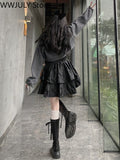 Yipinpay Kawaii One Piece Dress Korean Fashion Vintage 2023 Summer Black Gothic Short Party Dress Woman Slim Strap Y2k Mini Dress
