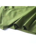 Yipinpay 2024 New Women Green Linen Cotton Wrap Midi Skirt Vintage Ladies High Waist Summer Faldas Mujer