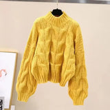 Yipinpay Autumn/Winter New in Matching Set Women's Fashion Knitted Sweater Strap Skirt Two Piece Korean Elegant Pullover Dress Suit