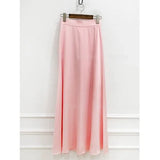 Yipinpay Wrap Hip Elegant Pink Satin Fishtail Skirt Women Long Mujer Faldas Empire Korean Style Black White Mermaid OL Silk