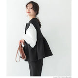 Yipinpay Coats Ruffle Cotton-padded Tops Black Waistcoat Women Crop Vest Quilted Parkas Retro Casual Autumn Jacket Chalecos Mujer