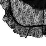 Yipinpay Lace Up Pleated Skirts Y2K Fairy Grunge Irregular Hem Midi Skirts Vintage Women Lace Skirts Streetwear 2023 New