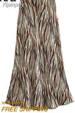 Yipinpay 2023 Animal Printed Long Skirt Women High Waist Vintage Skirt Y2k Elastic Midi Skirts For Women Elegant Women's Skirts