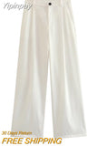 Yipinpay TRAF Pant Sets 2023 Summer Two Piece Set for Women Chic and Elegant Trouser Sets Pants + Women's Vest New in Matching