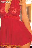 Yipinpay Sexy Lingerie Women Lace Night G-String Sexy Underwear Babydoll Sleepwear Lingerie Sexy Hot Erotic Dress Plus Size M-3XL