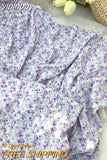 yipinpay 2023 Summer Chiffon Skirts Women Kawaii Korean Casual Elegant High Waist A-line Skirt Female Floral Print Sweet Faldas