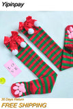 Yipinpay Lolita Thigh High Socks Women Kawaii Harajuku Stockings Female Lingerie 3D Cat Claw Long Socks Sexy Compression Stockings