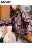 Yipinpay Jacket Women Autumn New Style Biker Jacket Female