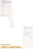 Yipinpay Cropped Rainbow Cardigan Tweed Jacket Korean Chic Fall Wrap Hip Skirt Sets 2 Piece Sets