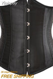 Yipinpay Plus size Women Underbust Corset Sexy Bustiers Workout Shape Body Belt Slimming Shapers Girdles Dropship Support