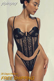 yipinpay Y2K Summer Female Crop Top 2023 Fashion Hollow Out Sexy Club Skinny Mini Corset Tank Tops Streetwear Party Women Outfits