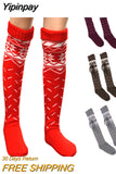 Yipinpay Lolita Women Stockings Female Lingerie Knee High Socks Sexy Compression Stockings for Women Long Socks Autumn Winter