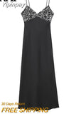 Yipinpay Black Sequin Dress Woman Satin Glitter Dress Women 2023 Backless Slip Long Elegant Evening Dress Party Midi Sexy Dresses