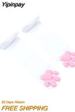 Yipinpay Lolita Thigh High Socks Women Kawaii Harajuku Stockings Female Lingerie 3D Cat Claw Long Socks Sexy Compression Stockings