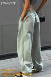 yipinpay Pants Y2K Clothes Loose Drawstring Low Waist Joggers Trousers Women Casual Outfits Streetwear Baggy Wide Leg Sweatpants