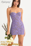 Yipinpay Lace Green Dress Elegant Sexy Night Wedding Guest Evening Party Dresses Spaghetti Strap Birthday Dresses for Women 2023