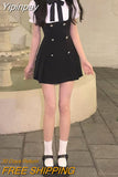Yipinpay Mini Fake Two Dress Puff Sleeve 2023 Summer French Elegant Short Party Dress Woman Casual Korea Fashion Vintage Dress Slim