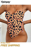 Yipinpay Cut Swimwear 2023 Women One Piece Swimsuit Female Push Up Bathing Suit High Waist Swimming Suits For Women Solid Monokini