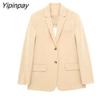 Yipinpay Fashion Women Solid Pant Sets 2023 Spring Summer Strapless Tops Women High Waiste Casual Zipper Wide Leg Pants Set