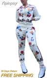 Yipinpay Piece Sets African Sets For Women New African Print Elastic Bazin Baggy Pants Rock Style Dashiki Sleeve Famous Suit For Lady