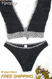 Yipinpay Up Women Swimsuit 2023 High Waisted Bikinis Sexy Bikini Set Ruffle Swimwear For Women Bathing Suit Beachwear Swimming Suits