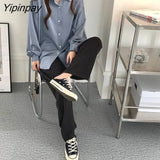Yipinpay Spring/Summer Women Blouses Solid Shirt Long-sleeve Korean Vintage Female Loose Lantern Sleeve Top Blusas Mujer De Moda 2023