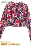 Yipinpay Printed Mini Skirt Women High Waist Vintage Skirt Sets Ruched Short Skirts Woman Fashion 2023 Streetwear Y2k Pleated Skirts