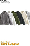 Yipinpay 2023 Bomber Jacket Woman Multicolor Long Sleeve Women's Spring Jacket Oversize Baseball Jackets For Women New In Outerwears