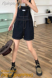 Yipinpay Denim Shorts Women's Summer Korean Version Wide Leg Jeans Army Green Elastic High Waist Loose Casual Y2k Fashion Shorts