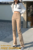 Yipinpay Thciken Velvet Stretch Skinny Straight Jeans Woman High Waist Cotton Elastic Denim High Quality Pantalones De Mujer