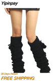 Yipinpay Women Long Knitted Socks Female Lingerie Thigh High Socks Harajuku Sexy Compression Stockings for Women Fall Winter 2023