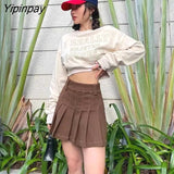 Yipinpay 2023 Winter Hip Hop Letter Print Women Sweatshirt Streetwear Oversize Long Sleeve Ladies Crop Top Hoodies Female Pullover