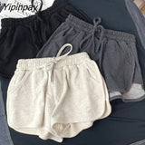 Yipinpay Women Shorts Cycling Fitness Sport Cotton Aesthetic Sweatpants Fashion Summer Harajuku Loose High Waist traf Female Clothing