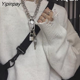 Yipinpay Spring Streetwear Ripped Hole Women Knitted Sweaters Pullovers Long Sleeve Solid Color Loose Plus Size Sweater Women Tops