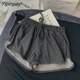 Yipinpay Women Shorts Cycling Fitness Sport Cotton Aesthetic Sweatpants Fashion Summer Harajuku Loose High Waist traf Female Clothing
