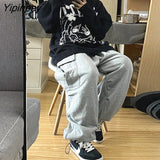 Yipinpay Women's Sweater Oversize Y2k Tops Long Sleeve Jumper Autumn Anime Pullover Goth Streetwear Knitted Coat Vintage Kawaii Clothing