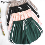 Yipinpay Women's Shorts Oversize Casual Cycling High Waist Harajuku Korean Fashion Aesthetic Summer Sweatpants Streetwear Female Clothing