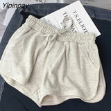 Yipinpay Women Shorts Cycling Fitness Sport Cotton Aesthetic Sweatpants Fashion Summer Harajuku Loose High Waist traf Female Clothing